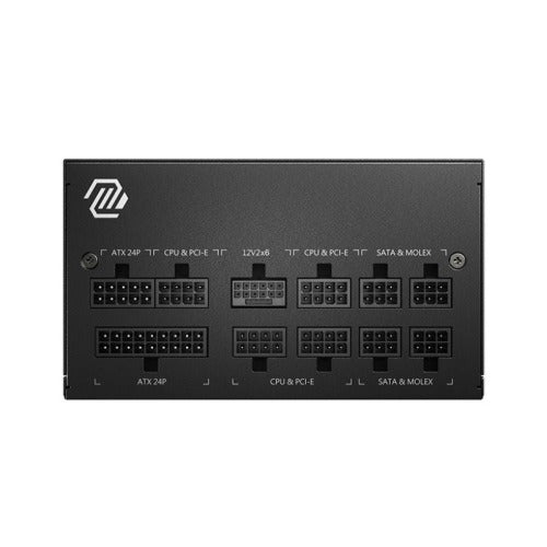 MSI MAG A850GL PCIE5 850W 80 + Gold Fully Modular ATX 3.0 Power Supply