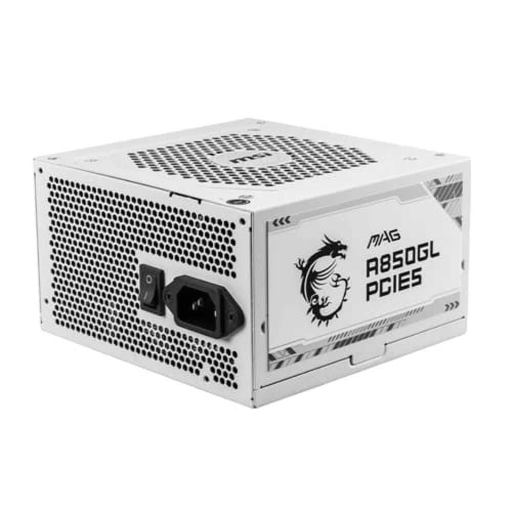 MSI MAG A850GL 850W 80+ Gold ATX 3.1 Fully Modular Power Supply ( White ) ( 850W )