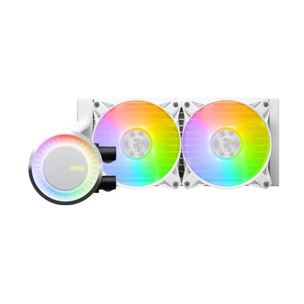 MSI MAG CoreLiquid E240 ARGB 240mm CPU Liquid Cooler (White)