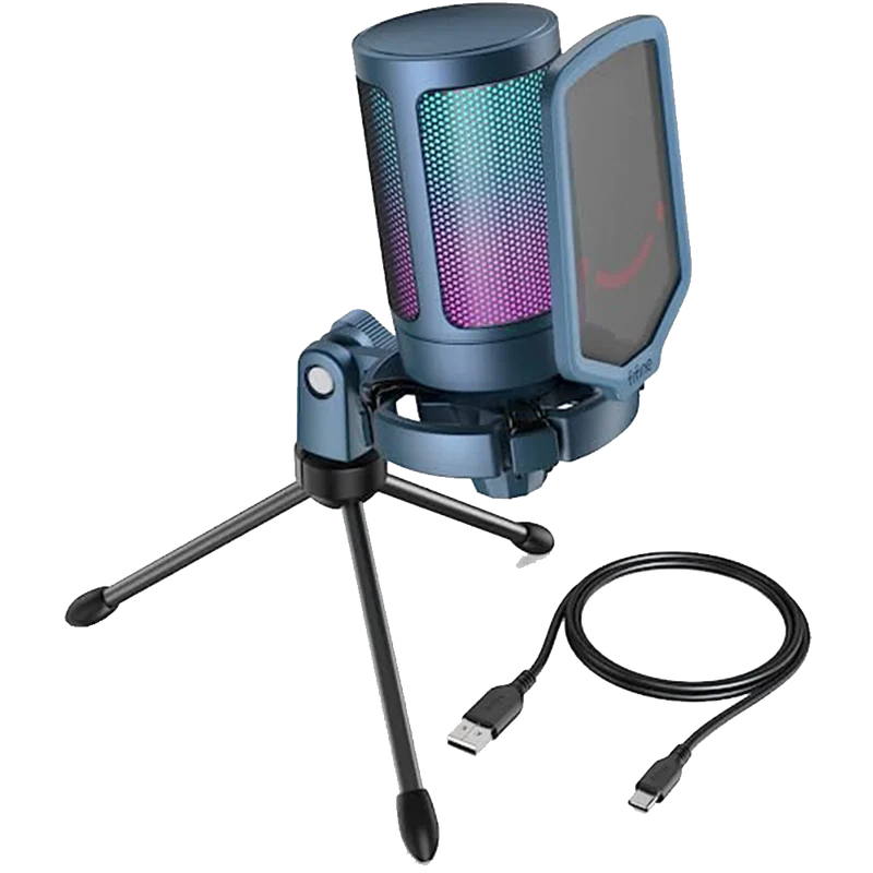 FIFINE Ampligame A6V USB Gaming Microphone ( Blue )