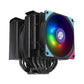 COOLER MASTER Master Air MA824 Stealth 30th Anniversary Edition Dual Tower CPU Air Cooler (Black)