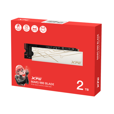 ADATA XPG Mars 980 Blade 2TB M.2 NVME Gen5 Solid State Drive ( SSD )
