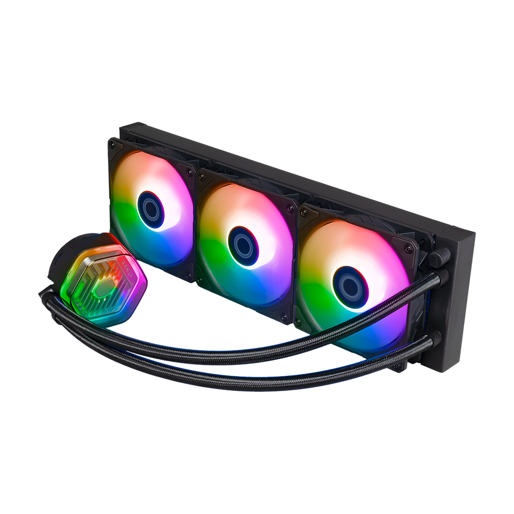 COOLER MASTER Master Liquid 360 Atmos ARGB 360mm CPU Liquid Cooler (Black)