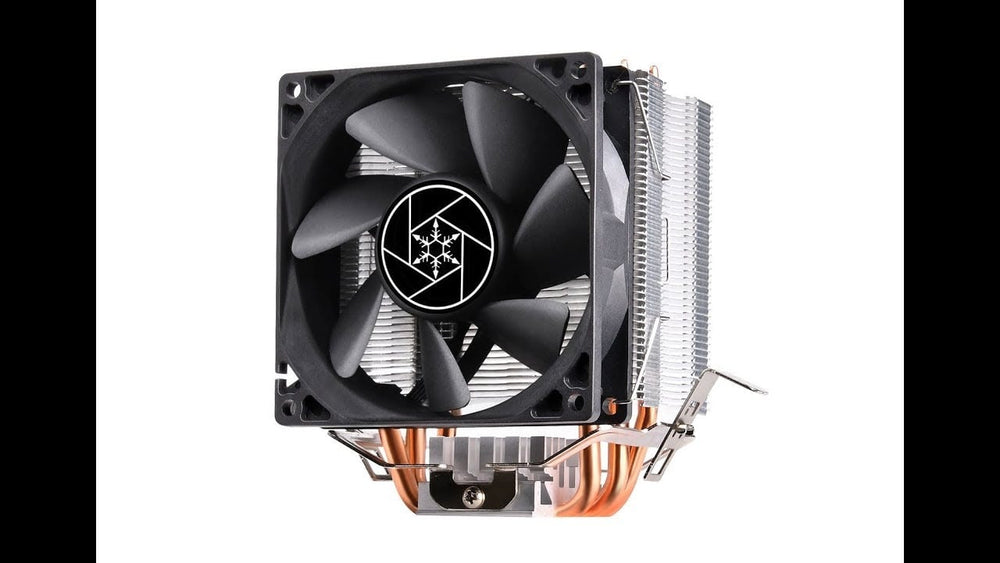SILVERSTONE KR02 Single Tower CPU Air Cooler (Black)