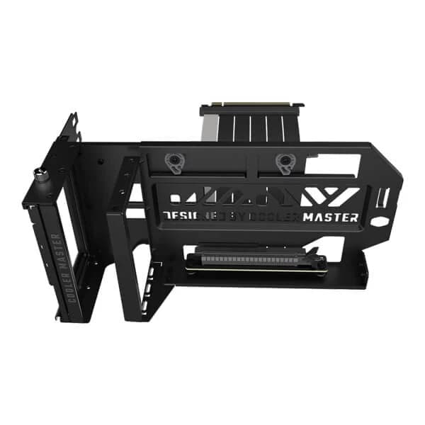 COOLER MASTER Vertical Graphics Card Holder Kit V3 - PCIe 4.0 Riser Cable For E-ATX Cabinet (Black)