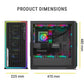 Ant Esports MeshX360 ARGB E-ATX Mid Tower Case