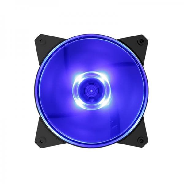 COOLER MASTER MF120L 120mm BLUE LED Cabinet Fan (Black) (Single Pack)