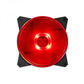 COOLER MASTER MF120L 120mm RED LED Cabinet Fan (Black) (Single Pack)
