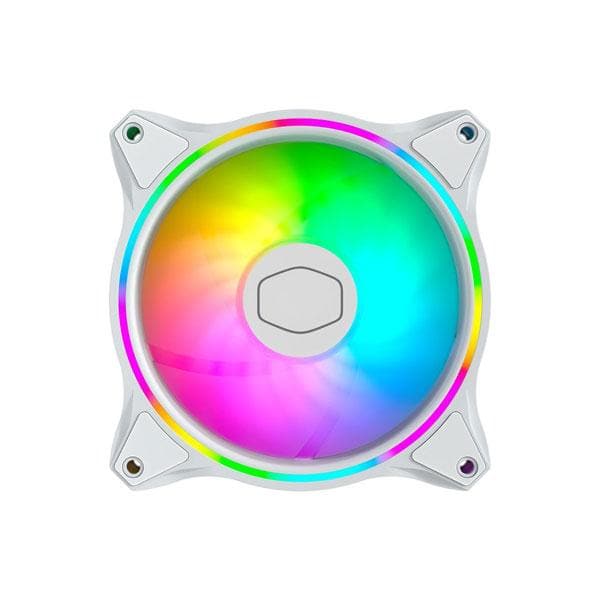 COOLER MASTER MasterFan MF120 Halo ARGB Cabinet Fan (White) (Triple Pack)