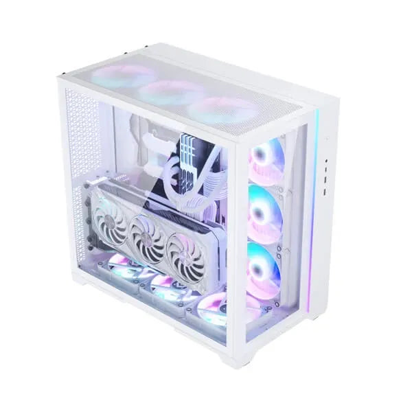 PHANTEKS Metallicgear Neo Qube 2 DRGB EATX Mid Tower Cabinet (White)