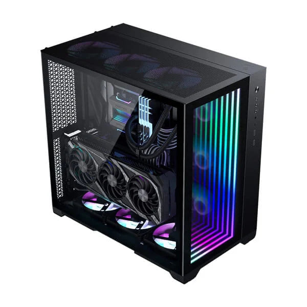 PHANTEKS MagniumGear Neo Qube 2 infinity Mirror DRGB EATX Mid Tower Cabinet (Black)