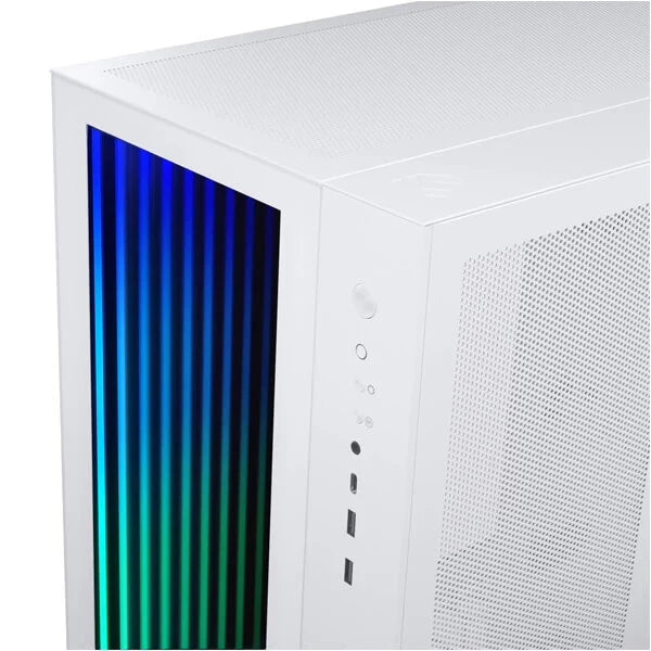 PHANTEKS MagniumGear Neo Qube 2 Infinity Mirror DRGB EATX Mid Tower Cabinet (White)