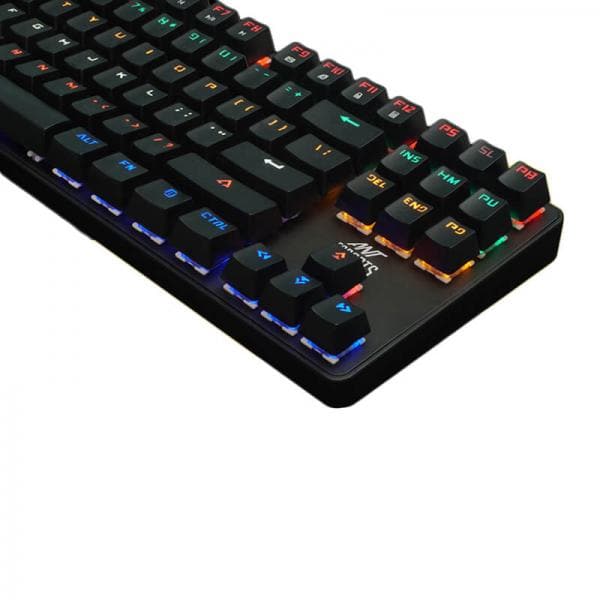 ANT ESPORTS MK1000 Tenkeyless Mechanical Wired Gaming Keyboard (Black) (Blue Switch) (Clicky Switch) (MK1000)