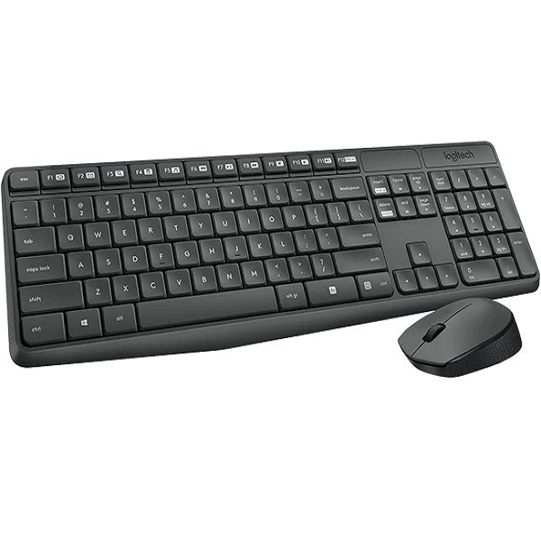 LOGITECH MK235 Full Size Membrane Wireless Keyboard and Mouse Combo