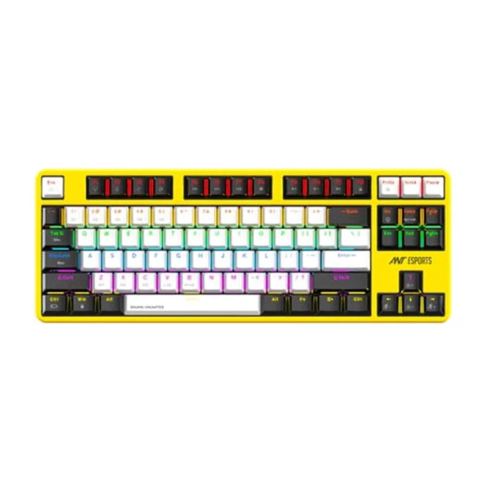 ANT ESPORTS MK 4500 Pro TKL Mechanical Wireless Gaming Keyboard (Black) (Red Switch) ( Linear Switch) (MK4500 PRO)