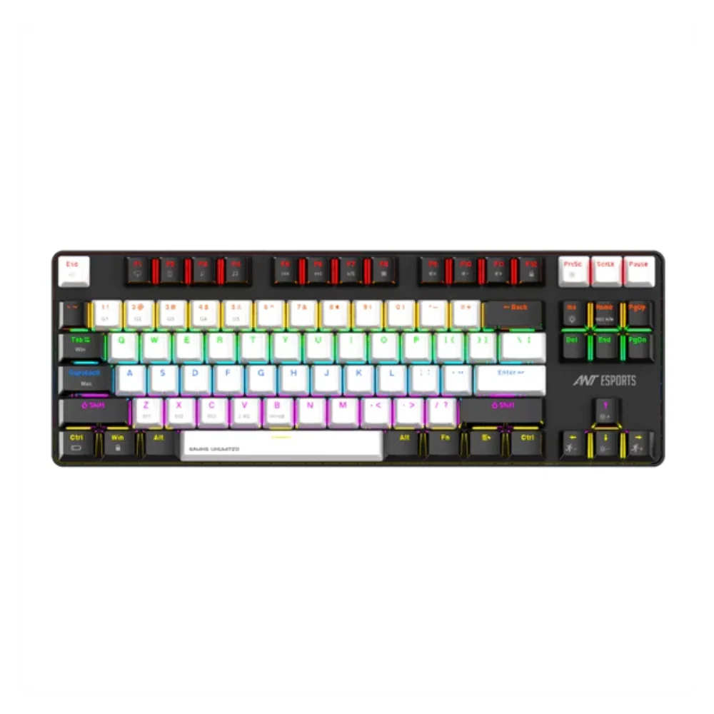 ANT ESPORTS MK 4500 Pro TKL Mechanical Wireless Gaming Keyboard (Black) (Red Switch) ( Linear Switch) (MK4500 PRO)