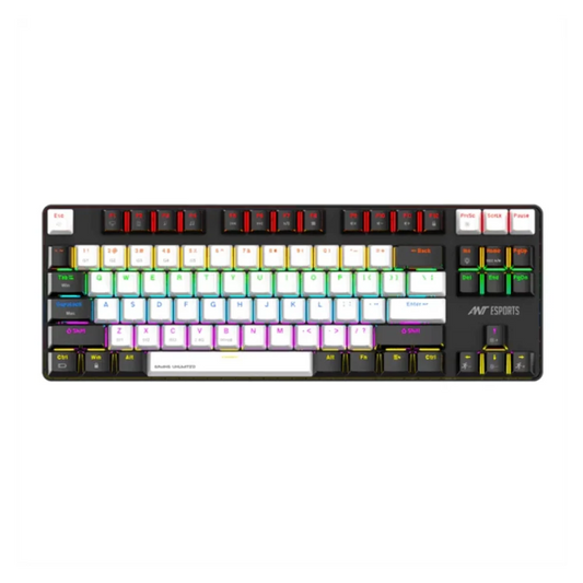ANT ESPORTS MK 4500 Pro TKL Mechanical Wireless Gaming Keyboard (Black) (Red Switch) ( Linear Switch) (MK4500 PRO)