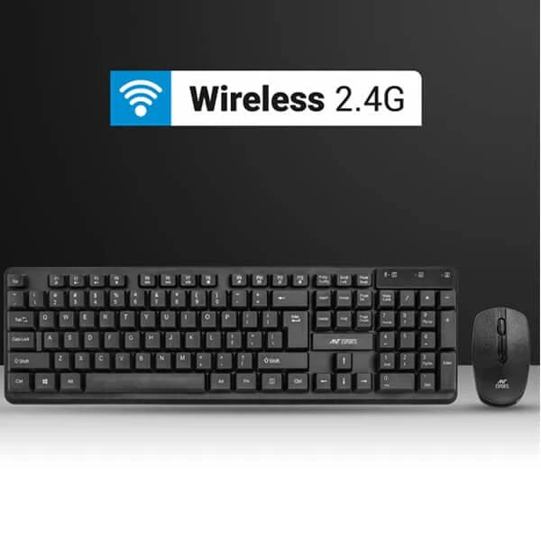 ANT ESPORTS MKWM2023 Full Size Wireless Gaming Keyboard (Black) (Membrane Keyboard) (MKWM2023)