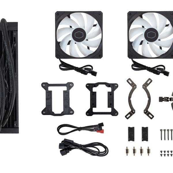 COOLER MASTER MasterLiquid 240L Core ARGB Liquid Cooler (Black)