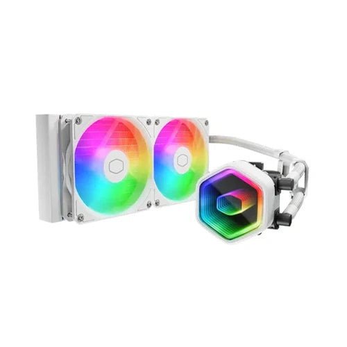 Cooler Master MasterLiquid Core NEX 240 ARGB CPU Liquid Cooler White