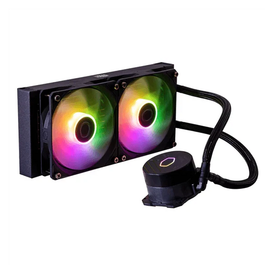 COOLER MASTER MasterLiquid 240L Core ARGB 240mm CPU Liquid Cooler (Black)