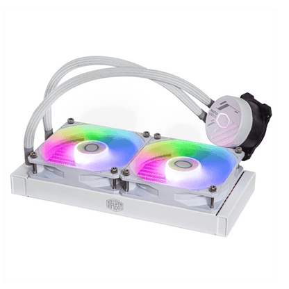 COOLER MASTER ML240 CORE 240MM ARGB AIO LIQUID COOLER WHITE
