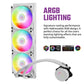 COOLER MASTER ML360L ARGB V2 360mm CPU Liquid Cooler (White)