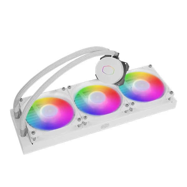 COOLER MASTER ML360L ARGB V2 360mm CPU Liquid Cooler (White)