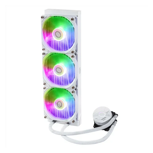 COOLER MASTER MasterLiquid 360L Core ARGB 360mm CPU Liquid Cooler (White)