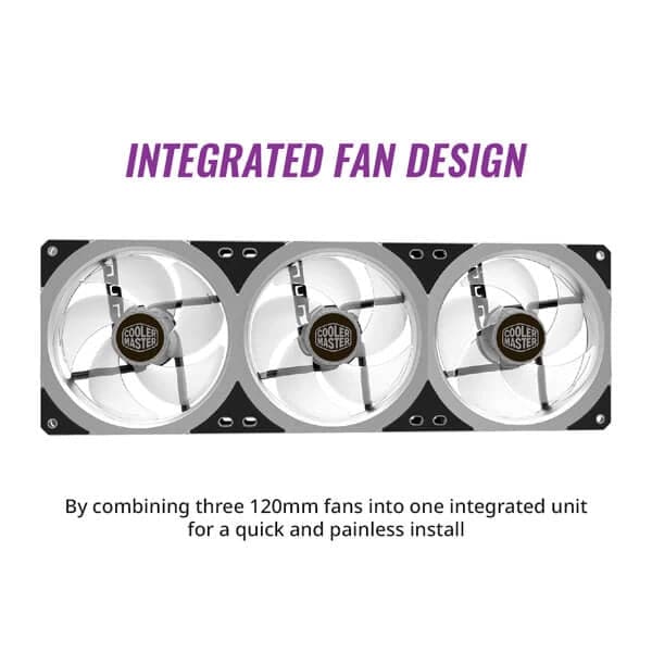 COOLER MASTER MasterLiquid ML360P Silver Edition ARGB 360mm CPU Liquid Cooler