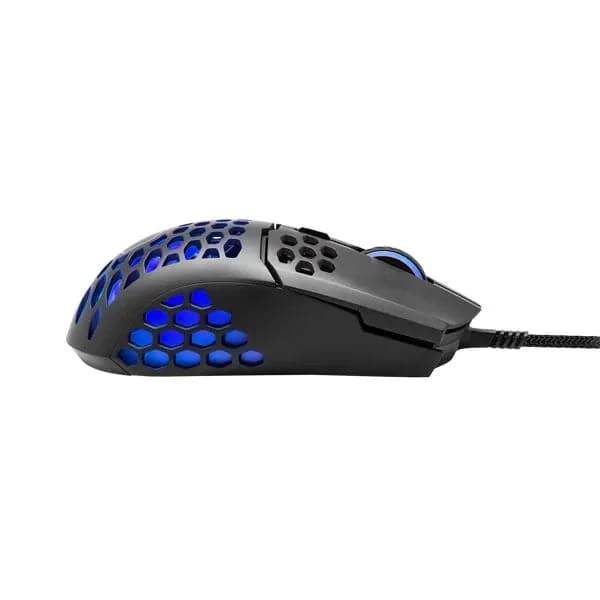 COOLER MASTER MM711 Wired Ambidextrous Gaming Mouse ( MM-711-KKOL1 ) ( 16000DPI / 6 Macro Buttons ) ( Black )