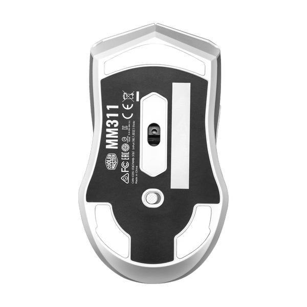 COOLER MASTER MM311 Wireless Ambidextrous Gaming Mouse ( MM-311-WWOW1 ) ( 10000DPI / 6 Macro Buttons ) ( White )