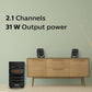 PHILIPS MMS2625B/94 31 W BLUETOOTH HOME THEATRE (BLACK, 2.1 CHANNEL)