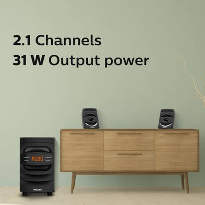 PHILIPS MMS2625B/94 31 W BLUETOOTH HOME THEATRE (BLACK, 2.1 CHANNEL)