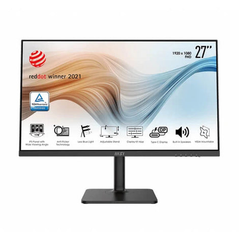 MSI Modern MD271P 27 Inch FHD 75Hz IPS Panel 104% SRGB 5ms AMD Freesync IPS Gaming Monitor