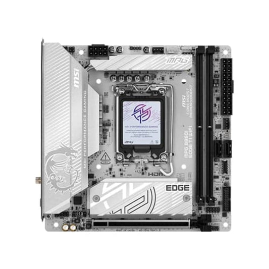 MSI MPG B860I Edge TI Wifi7 DDR5 White Edition Intel Motherboard