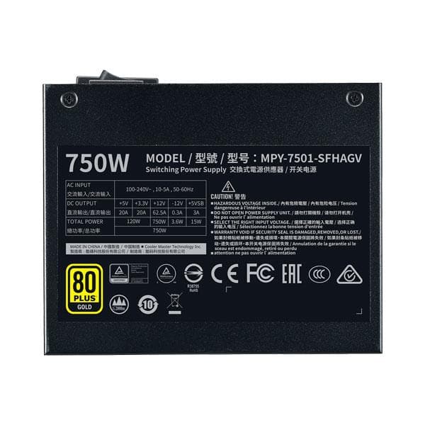 COOLER MASTER V750 SFX 80+ Gold ATX 3.1 Fully Modular Power Supply (750 W)