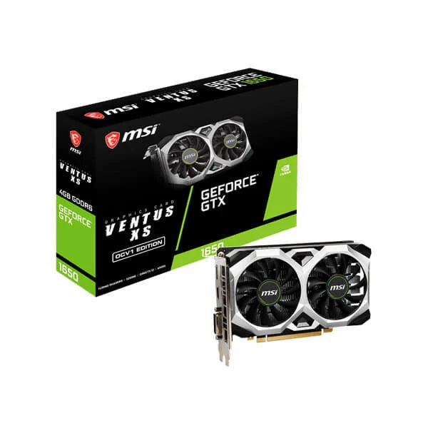 MSI GeForce GTX 1650 Ventus XS OC V1 4GB Nvidia Graphic Card
