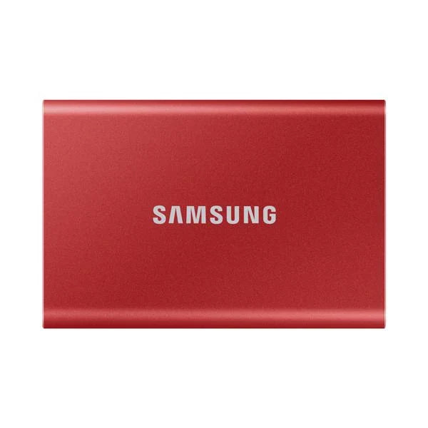 SAMSUNG T7 500GB Gen2 External Solid State Drive (SSD) (Red)