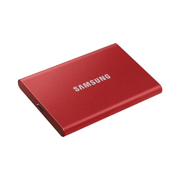 SAMSUNG T7 500GB Gen2 External Solid State Drive (SSD) (Red)