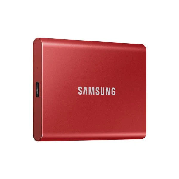 SAMSUNG T7 500GB Gen2 External Solid State Drive (SSD) (Red)