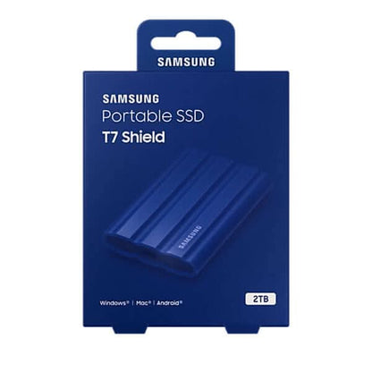 Samsung T7 Shield Blue 2TB External SSD MU-PE2T0R/WW
