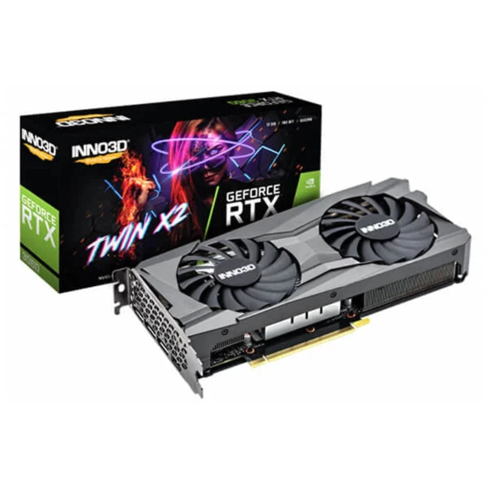 INNO3D GeForce RTX 3060 Twin X2 LHR 12GB Nvidia Graphics Card