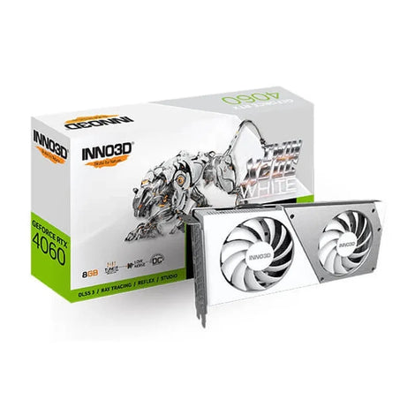 INNO3D GeForce RTX 4060 Twin X2 OC White Nvidia Graphic Card