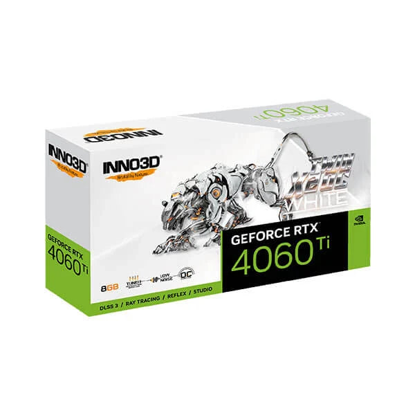 INNO3D GeForce RTX 4060 Ti Twin X2 OC White 8GB Nvidia Graphic Card