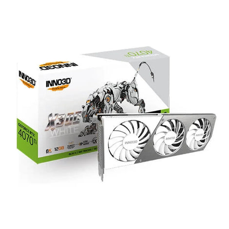 INNO3D GeForce RTX 4070 TI X3 Gaming OC White Nvidia Graphic Card