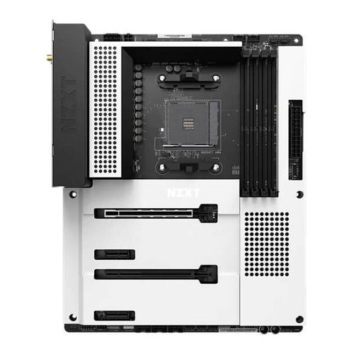 NZXT N7 B550 Wifi DDR4 AMD Motherboard (Matte White Cover)