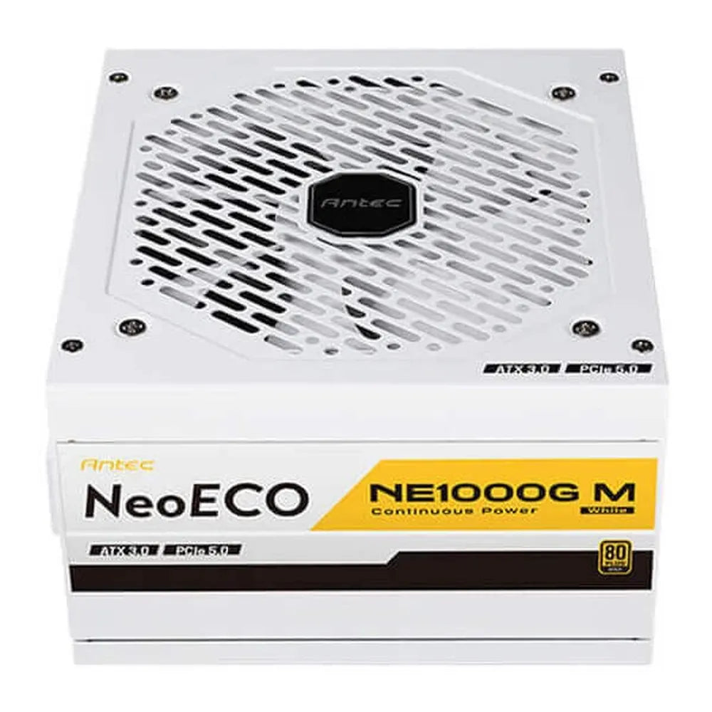 ANTEC NE1000G 1000W 80+ Gold Fully Modular ATX 3.0 Power Supply (White)
