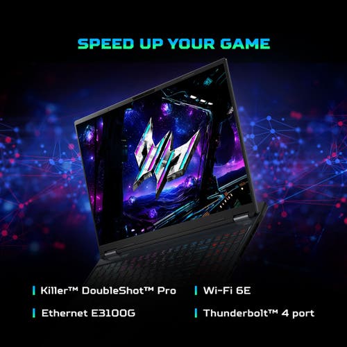 ACER PREDATOR HELIOS NEO 16S OLED AI NH.QX9SI.001 [ULTRA7-255HX/16GB/1TB SSD/WIN11 HOME/16.0"/8GB-RTX5060 GRAPHICS/1 YEAR(S)/BLACK]
