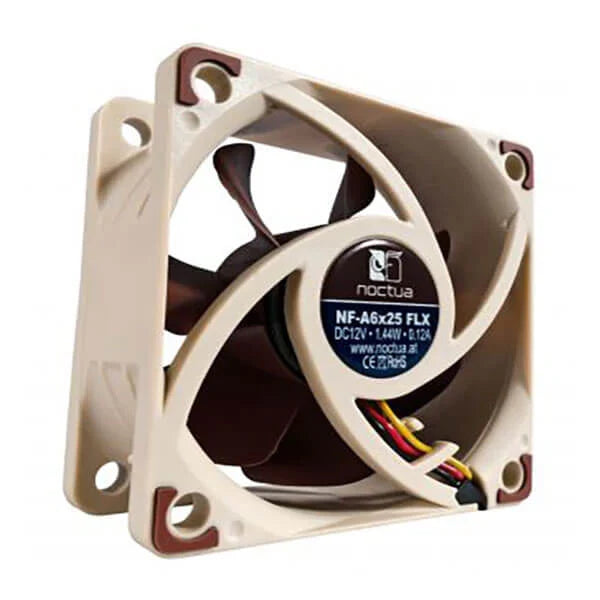 NOCTUA NF-A6x25 FLX 60mm Non-RGB Cabinet Fan (Single Pack)